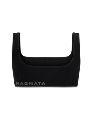 Nagnata Classic Wool Bralet - Black