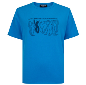 Nagnata Future Positive Organic Tee - Ultramarine - ARRIVING SOON