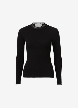 Viktoria & Woods Woods Rib Long Sleeve Tee - Black