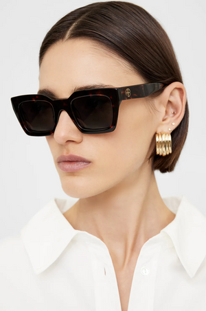 Anine Bing Indio Sunglasses - Dark Tortoise