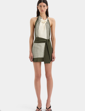 SIR. Leilana Mini Dress - Garden Stripe