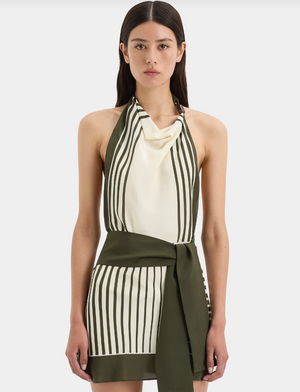 SIR. Leilana Mini Dress - Garden Stripe