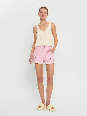 Kivari Paloma Denim Short - Pink