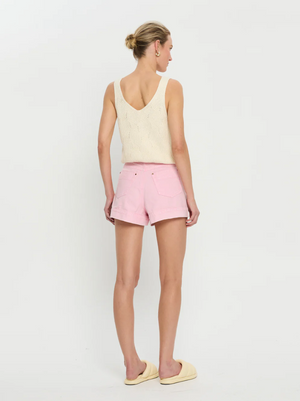 Kivari Paloma Denim Short - Pink