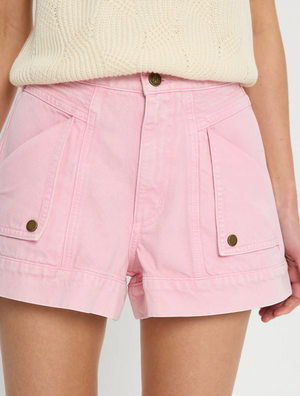 Kivari Paloma Denim Short - Pink