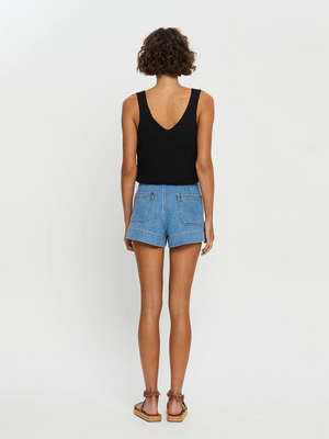 Kivari Willow Denim Short - Blue