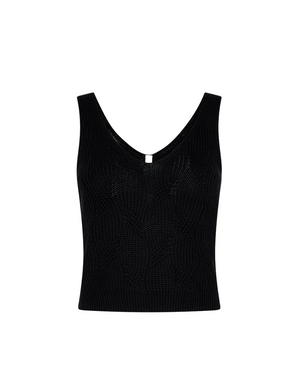 Kivari Aloe Knit Cami - Black