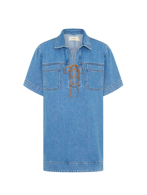 Kivari Evie Denim Dress - Blue