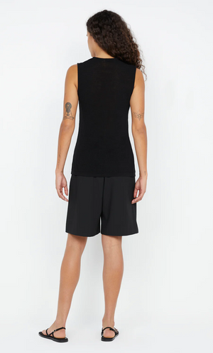 Bec and Bridge Milla Twist Tank Top - Black