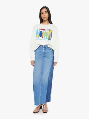 Mother Denim The Boost Crop Cut Off - Mother Arts - Fluff