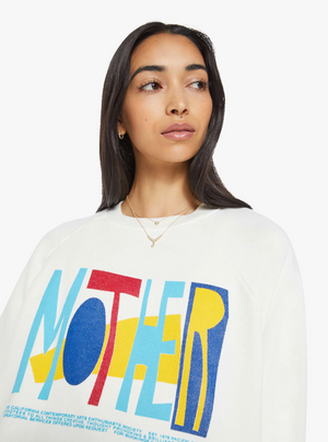 Mother Denim The Boost Crop Cut Off - Mother Arts - Fluff