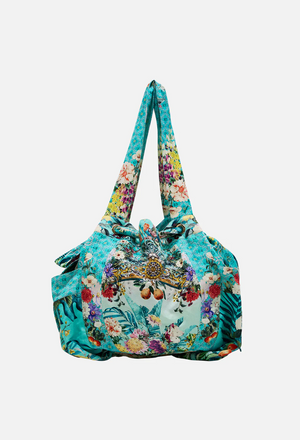 Camilla Drawstring Beach Bag - Gardens of queluz