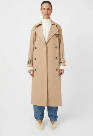 Camilla and Marc Evans Classic Trench Coat - Sand