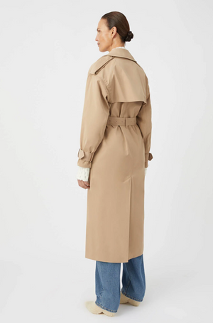 Camilla and Marc Evans Classic Trench Coat - Sand