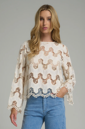 Lilya Norfolk Top - Natural