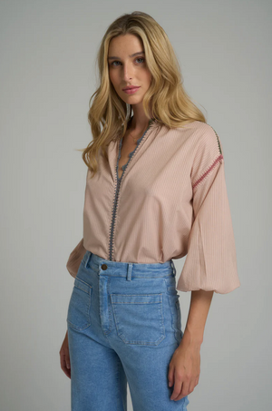 Lilya Anatolia Trim Top - Pink Nougat