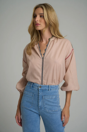 Lilya Anatolia Trim Top - Pink Nougat