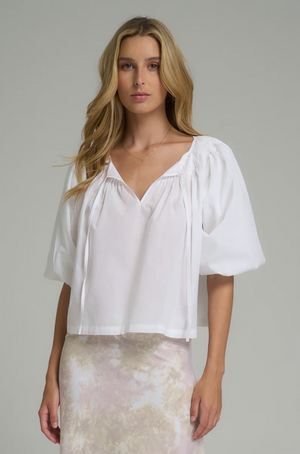 Lilya Etta Top - White