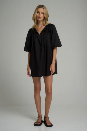 Lilya Etta Mini Dress - Black