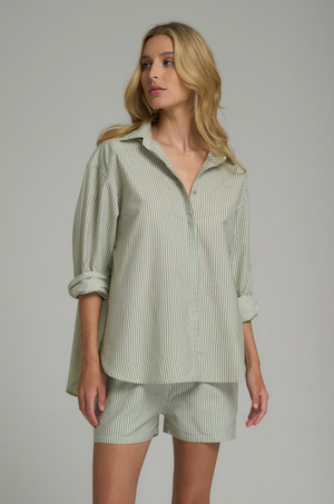 Lilya Hasting Shirt - Pesto/Chocolate