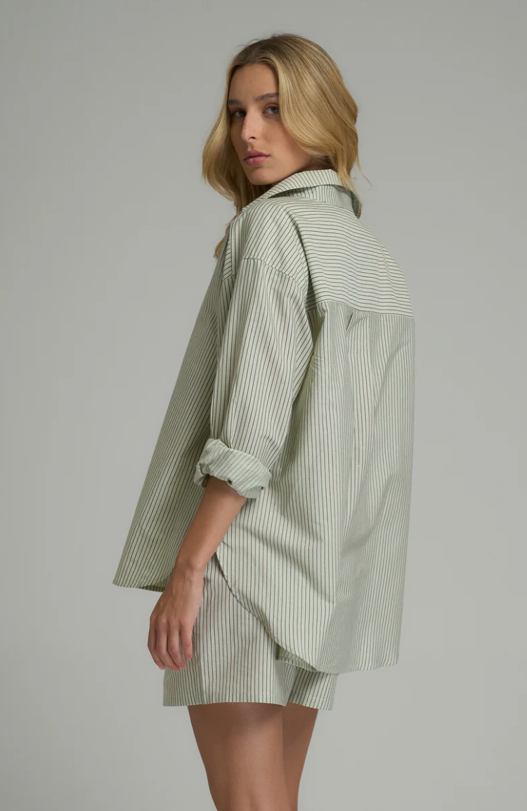 Lilya Hasting Shirt - Pesto/Chocolate