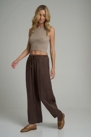 Lilya Fenton Pant - Chocolate