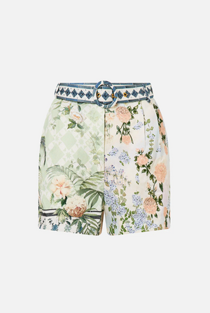 Camilla Tuck Front Short - Jardim Party