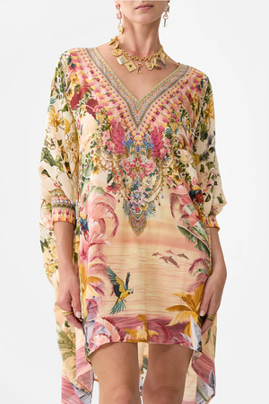 Camilla Short kaftan With Cuff - Welcome To White Lotus