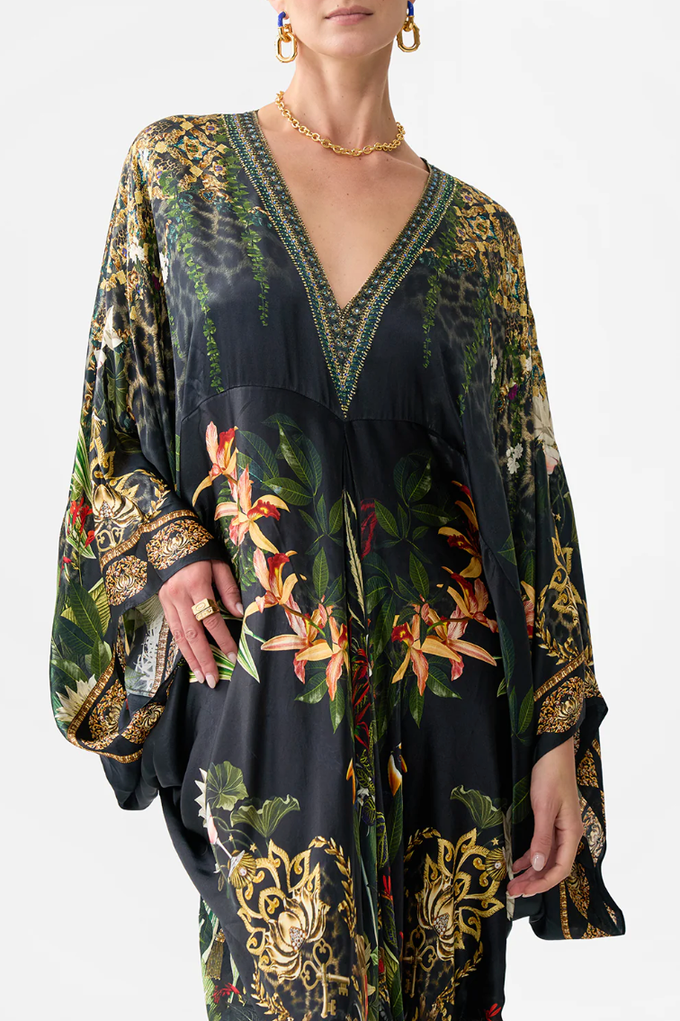 Camilla T Shape Long Kaftan - Ready For My Welcome Drink