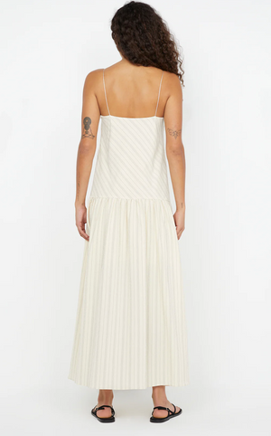 Bec and Bridge Peyson Maxi Dress - Cream/Black Stripe