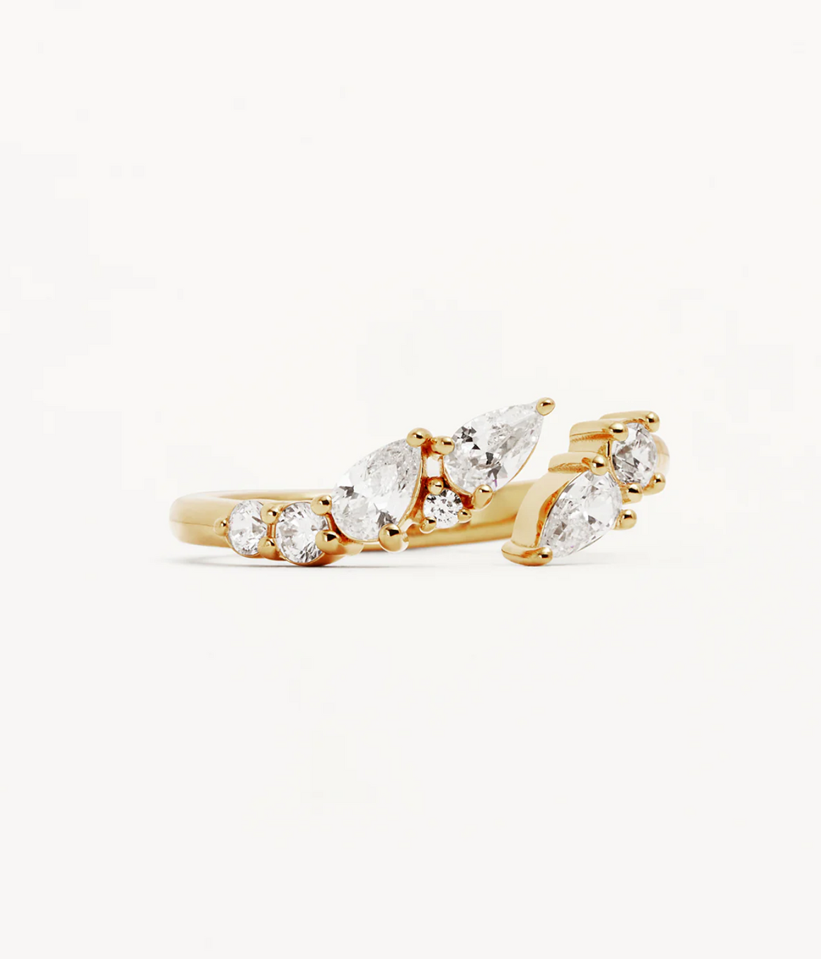 By Charlotte Ocean Whisper Ring - Gold