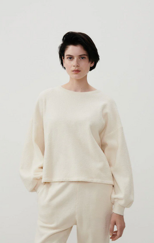 American Vintage Bobypark Sweatshirt BOBY03A - Ecru