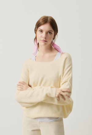 American Vintage Damsville Jumper - Pannacotta Melange