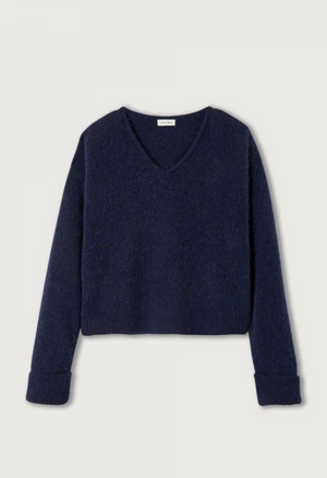 American Vintage EAST18H Jumper - Navy Melange