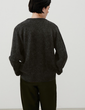 American Vintage EAST19GC Cardigan - Charcoal Melange