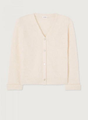 American Vintage EAST19GC Cardigan - Mother Of Pearl