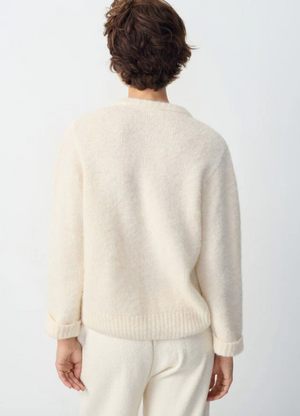 American Vintage EAST19GC Cardigan - Mother Of Pearl