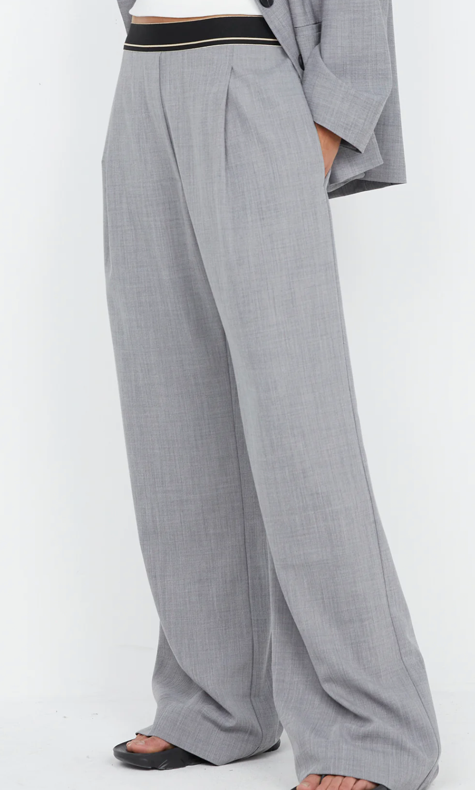 Bec and Bridge Jordin Pant - Charcoal Weave