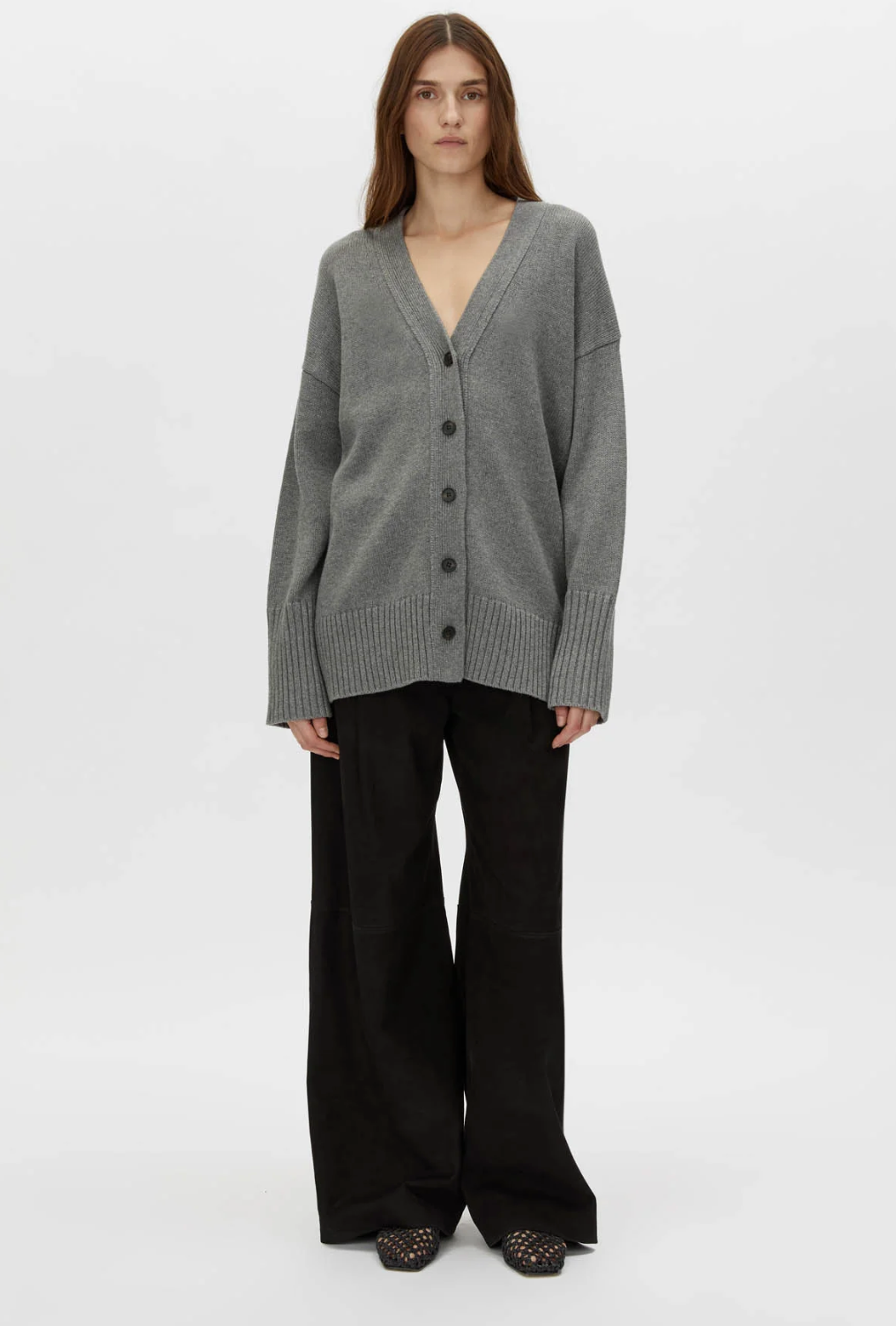 Camilla and Marc Romeo 2.0 Oversized Cardigan - Grey Melange