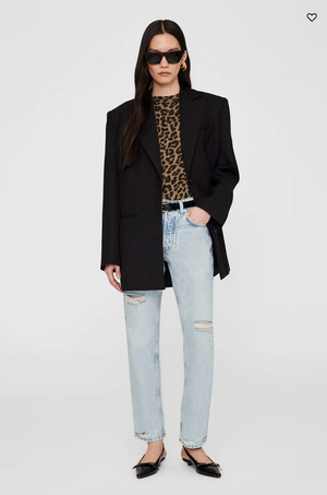 Anine Bing Avi Tee - Leopard