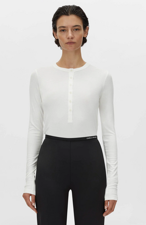 Camilla and Marc Delphin Button Down Top - Ivory