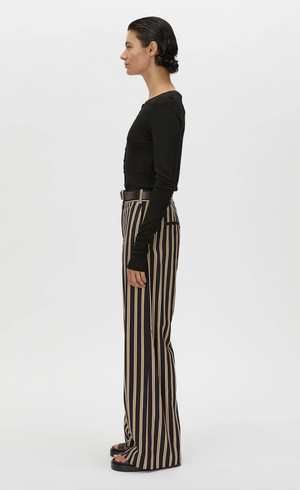 Camilla and Marc Delphin Button Down Top - Black