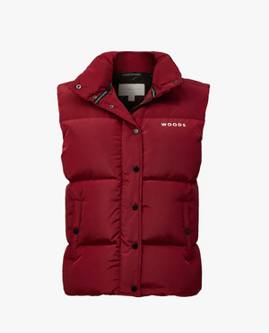 Viktoria & Woods Galactic Puffer Vest - Sangria