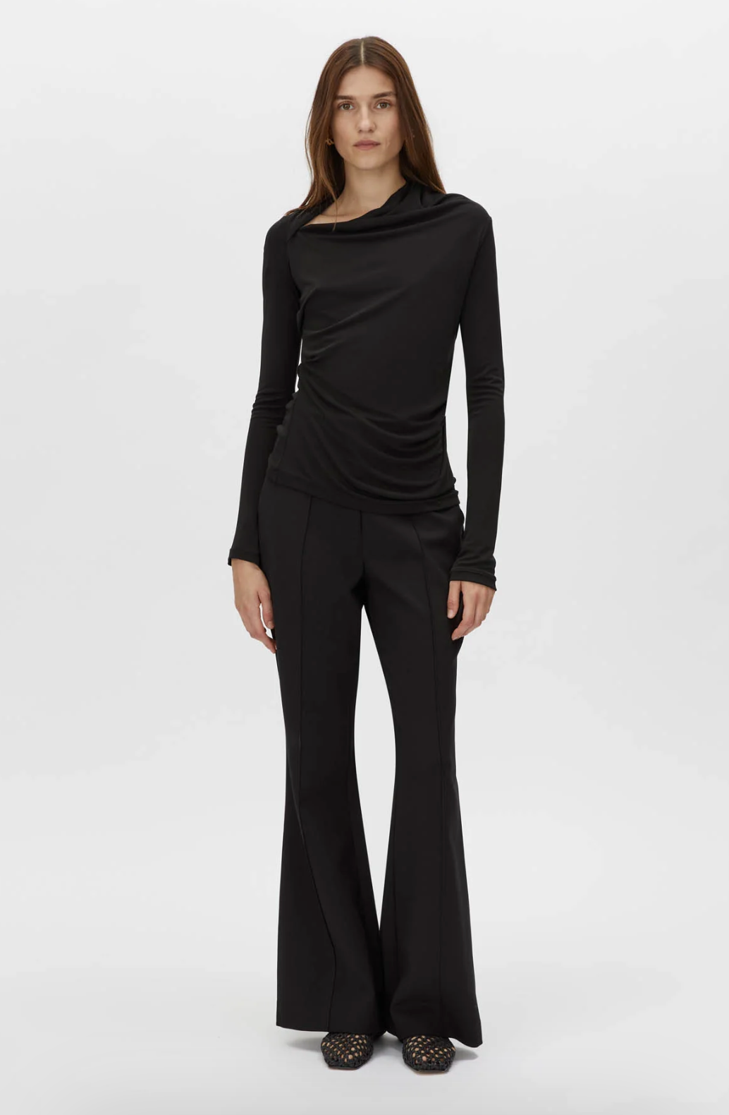 Camilla and Marc Mai Long Sleeve Top - Black