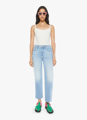 Mother Denim The Rambler Zip Ankle - Look Ma No Hands