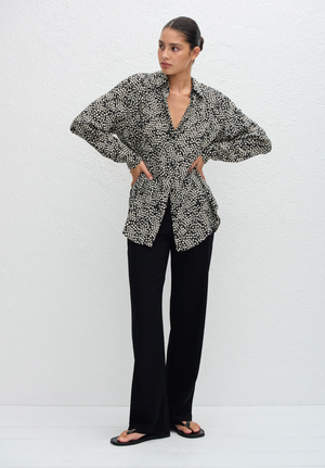 Matteau Long Sleeve Silk Shirt - Kyoto