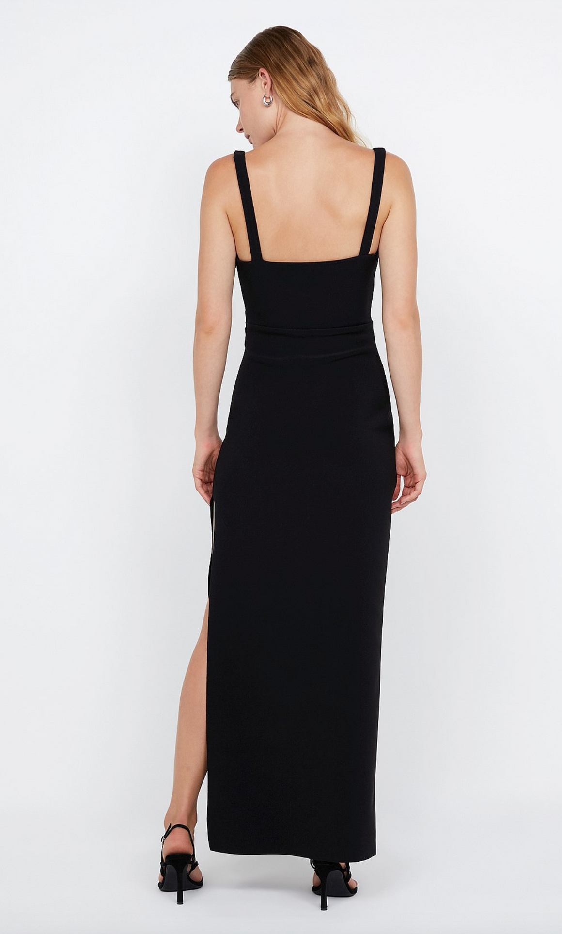 Bec and Bridge Leora Tuck Maxi Dress - Black