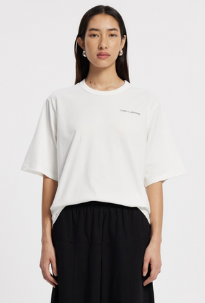 Camilla and Marc Zinnia Tee - White