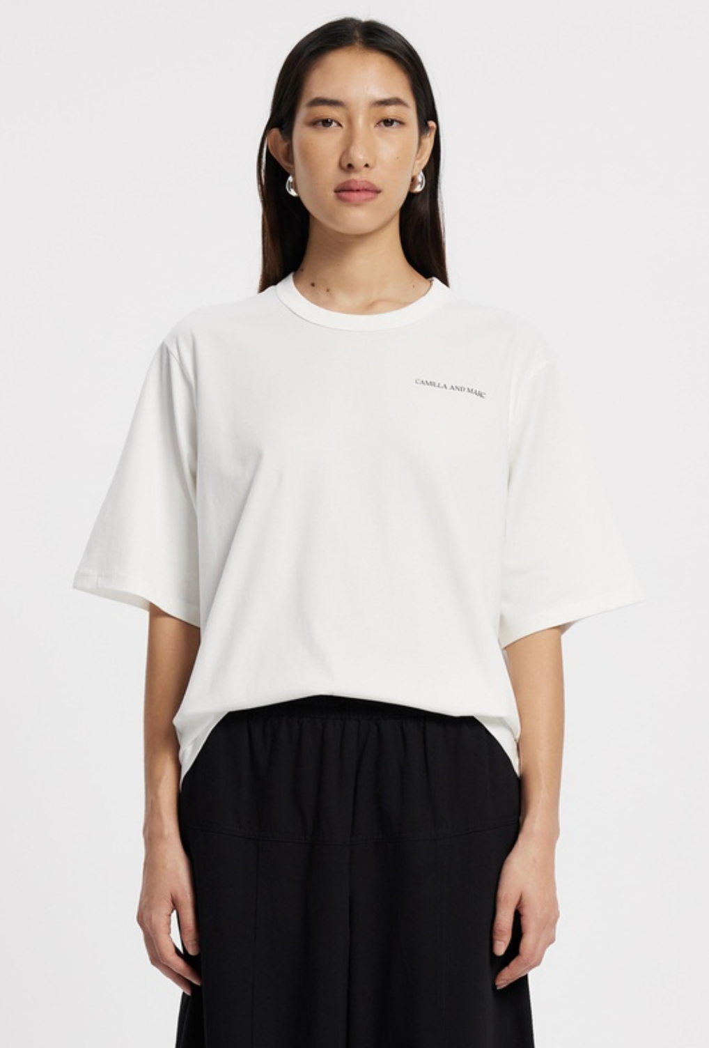 Camilla and Marc Zinnia Tee - White