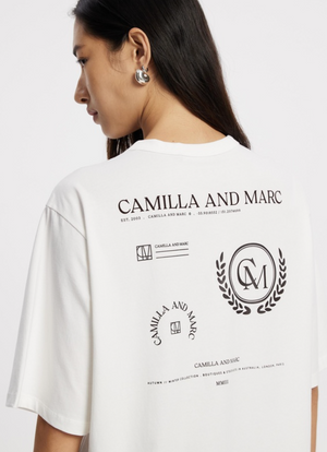 Camilla and Marc Zinnia Tee - White